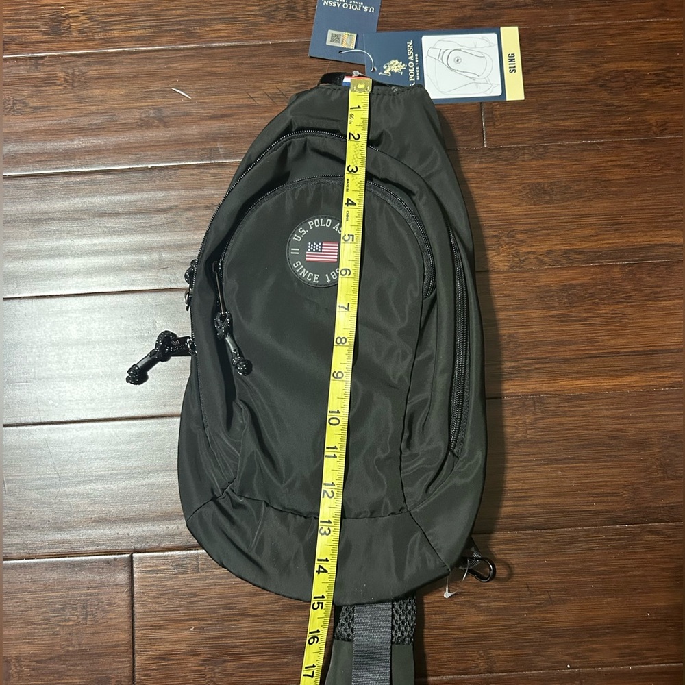 U.S. Polo Assn. Unisex Sling Bag. Soft material 🛍️